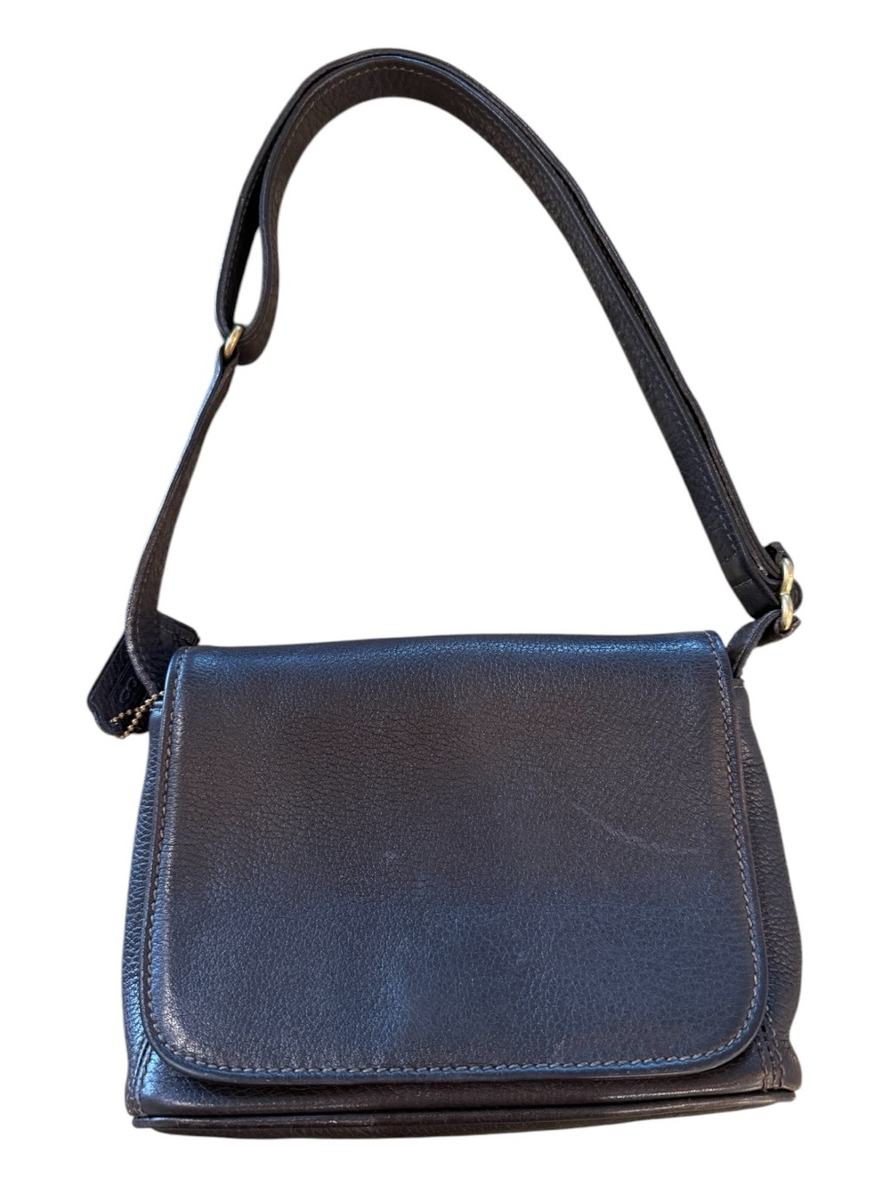Vintage Coach 4929 Dark Brown Leather Shoulder Bag | Costa Rica Made